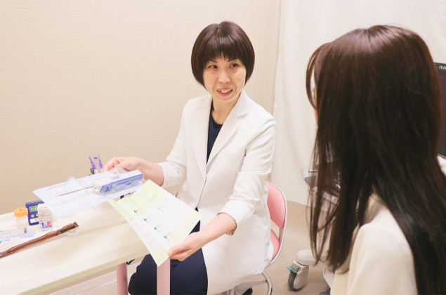 女性乳腺専門医による安心の診療